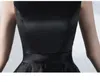 Robe de bal banquet 2018 design courte formelle femme robe noire robe une pièce