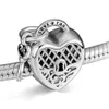 Свободные бусины подходят для браслетов Pandora 925 Серебряные бусины для ювелирных изделий для ювелирных изделий Love You Lock Charm Charm