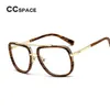 CCSPACE 2017 Nouvelle Arrivée Lunettes Cadre Classique Marque Designer Hommes Femmes Lunettes Transparent Carré Rétro Lunettes C'45021