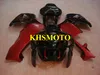 Motorcykel Fairing Kit för Honda CBR600RR CBR 600RR F5 2005 2006 05 06 CBR600RR ABS Röda Flammor Svart Fairings Set + Presenter HQ11