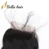 BellaHair9778290 – perruque Lace Closure brésilienne non traitée HD, 4x4, haut ondulé, 826 pouces, trois parties centrales, non traitée, avec cheveux de bébé, 8A