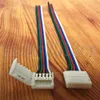 5pin RGBW złącze adapter przedłużające się przewód bez lutowania pojedynczy klips 12 mm szerokość dla 5050 RGBW CCT LED Light