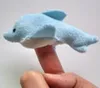 Giocattolo di storia del bambino del fumetto del burattino del giocattolo della mano del bambino del burattino da dito di stile animale marino morbido e animale marino T6I007