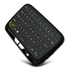 H18 plus teclado sem fio retroiluminado h18 2.4ghz fly air mouse tela cheia touchpad combo controle remoto retroiluminação para pc android tv box