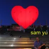 Принимать настроенные надувные сердца с светодиодными фонарями украшения ночного клуба Дня Св.Валентина