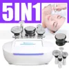 Mest effektiva 5 i 1 Unoisetion Cavitation Body Shaping Flat RF Wrinkle Removal Vacuum RF Massage Salong Använd maskin