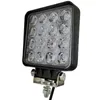 PAMPSEE 2PCS 4.2INCH 12V 24V 48W 3840LM Off Road Spot / Flood Square LED Work Light Lampa för bil lastbil fordon körbåt