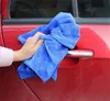 10 pezzi set 30 70 cm blu morbido asciugamano per pulizia in microfibra assorbente asciugamano pulito cera per lavaggio vano vano di lavaggio207k2135535