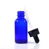 100pcs 30ml 1oz amber clear blue green boston glass dropper bottle with childproof cap eliquide ejuice essential oils bottle