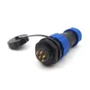 SD20 7pin Waterproof Power Cable Connector 25A 250V High Voltage Electronic Aviation Connectors IP68 Outdoor LED Connector Plug 9660602