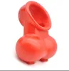 Dispositivos de castidade Acelador de scrotum hardine de bola de escroto acre TPR CAGA CAGA DE CHASTETE #Y98