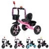 Bikight 3 Wheels Barn Ride på Trehjulingcykel Bike Barn Rida Toddler Balance Baby Mini Bike Safety