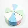 48pcs/pack Triangle shaped candy color soft Magic Face Cleaning Pad Puff Cosmetic Puff Cleansing sponge wash face makeup sponge