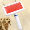 Red Puppy Cat Hair Grooming Slicker Comb Gilling Brush Quick Clean Tool Pet Brand New Promotion309y