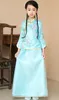 Сценическая одежда, детский традиционный китайский костюм, верхняя юбка, 2 предмета, одежда принцессы Ханфу для девочек, танцевальная одежда 18