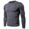 Maglione pullover slim fit Top alla moda da uomo con girocollo a maniche lunghe Misto cashmere di alta qualità lavorato a maglia Abbigliamento invernale da uomo in vendita