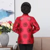 Yaşlı Bayan Giyim Kadın Tang Takım Çin Geleneksel Kalın Ceket Ceket Kış Parka Doğum Günü Giymek Çin Yeni Yıl Hediye