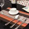 4pcs/lot PVC Placemat Kitchen Table Set Placemats for Table Mat Pad Dining Drink Coasters Heat Insulation Coaster Place Mat