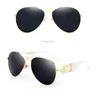 High Quality Classic Pilot Sunglasses Designer Brand Mens Womens Sun Glasses Eyewear Gold BLACK BROWN 60MM Glass Lenses