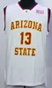 Barato 13 James Harden College Jerseys Arizona State Sun Devils Jersey Team de basquete masculino Red Away Yellow White Sport Frete grátis