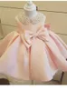 Kleinkind-Mädchen-Taufe Kleid rosa Weihnachtskostüme Baby Prinzessin Kleider 1 Jahr-Geburtstags-Geschenk-Kind-Partei tragen Kleider für Mädchen