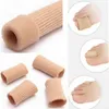 Voeten Vinger Corrector Inlegzolen Stof Gel Silicone Tube Bunion Tenen Vingers Separator Divider Protector Likdoorns Eelt