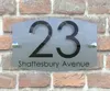 house sign personalized Letters Contemporary House Sign Plaque Door Number 1 to 999 Personalised Name Plate