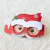 NUCHI Christmas Eye Mask Christmas Dress Up Glasses Decorazione per feste di Natale Bambini Adulti Universali