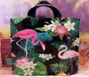 200 stks Big Size Bloemen Dikke Mooie Dag Plastic Carry Bag Bruiloft Gift Bag Shopping Bag Gratis snelle DHL