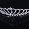 Corona Tiara Princess Fascia Elegante strass con pin per matrimonio