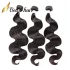 Bella Hair® Grade 9a 10 ~ 24inklock Obehandlad Brasiliansk Virgin Hair Extension Body Wave Vävar Naturlig färg 2bundles