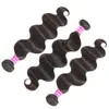 Atacado 9A Onda Do Corpo Brasileiro Virgem Do Cabelo Humano Pacotes 6 pcs Malaio Weave Bundles Remy Extensões de Cabelo Humano Fornecedores Frete Grátis