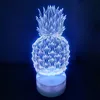 Ananas 3D -lampa kreativt litet bordslampa akryl led nattljus touch 7 färgförändring skrivbord bordslampa party dekorativ ljus5866304