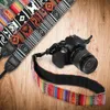 5 Cores Colorido Câmera Ombro Correia de Pescoço Cinto Estilo Étnico Cinto Da Câmera Para SLR DSLR Nikon Canon Sony Panasonic AAA232