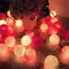 3M 20 LED boule de coton USB Charge alimentation chaîne lumière vacances fête de mariage décoration de noël atmosphère ampoule cordes lampes