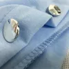 2018 Femmes Chemisier Chemise Sexy Revers Cou Manches 3/4 Queue D'aronde Blusas Feminina Casual Tops Blouses Asymétriques Longs Kimonos Club Prty Chemises