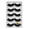 SHIDISHANGPIN 5 pairs 3d mink false eyelashes natural long soft fluffy eyelash extension makeup full strip lash G700