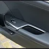 Honda Civic 2016 2017 ABSカーボンファイバースタイルドア肘掛けウィンドウリフトカバー