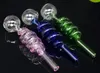 Renkli Bükülmüş Cam Yağı Brülör Boru Kavisli Büküm Cam Yağı Brülörler Dengeleyici Su sigara boruları farklı renk FTGHHH