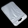 400pcs / Lot 8.5x13cm resellable Poli plástico claro delantero de la bolsa de embalaje para electrónica de la cremallera del producto Bloqueo de la bolsa para componentes digitales