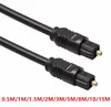 Cabo de áudio digital banhado a fibra óptica od2.2, durável, cabo toslink spdif para dvd vcr cd player hi-fi alto-falante5851683