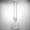 Bang de 9 mm en verre épais super lourd gros gros bongs d'eau 20 '' All Clear Beaker Base Bongs Pipes Super Heavy Beaker