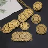 Gold Color Turkey Coin Jewelry Sets Luxury Choker Sets Party Jewelry