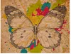 3D Wallpaper Mural Vintage Hand Drawn Doodle Pattern Butterfly Decorative Painting Art Mural for Living Room Large Painting Home Decor