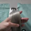 Extensions de cheveux humains gris argent U Tip 100g Remy Extension de cheveux pré-collés 100S extensions de cheveux gris argent micro7713813