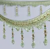 Type-2 12Meter Diamonds Bead Pendant Hanging Lace Trim Ribbon For Window curtains wedding Party Decorate Apparel Sewing DIY