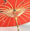 Artesanato Guarda-chuvas Flores Pintadas À Mão Guarda-chuva De Casamento Chinês Pano De Seda Parasol para Festa de Casamento