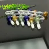 Coloured strawberry glass pot glass bong water pipe Titanium nail grinder, Glass Bubblers For Smoking Pipe Mix Colors