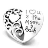 NOOSA NEVER BROKEN MY HEART Ginger Snap I LOVE YOU TO THE MOON AND BACK Chunks 18MM Snap Buttons DIY Snap Bracelet Necklace Jewelry Gift