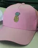 Kupol hip hop snapback för sommar sol skuggning justerbara hattar ananas mönster baseball cap nyhet gåva 4 5dl ff